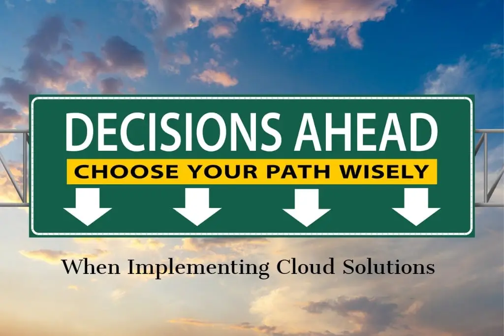 Critical Considerations implementing Cloud Solutions | Sarath Boppudi